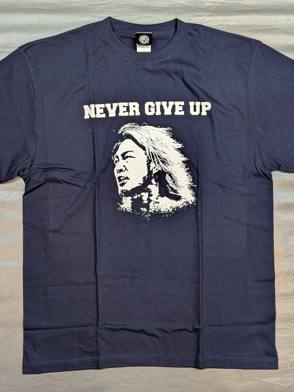 棚橋弘至「NEVER GIVE UP」Tシャツ