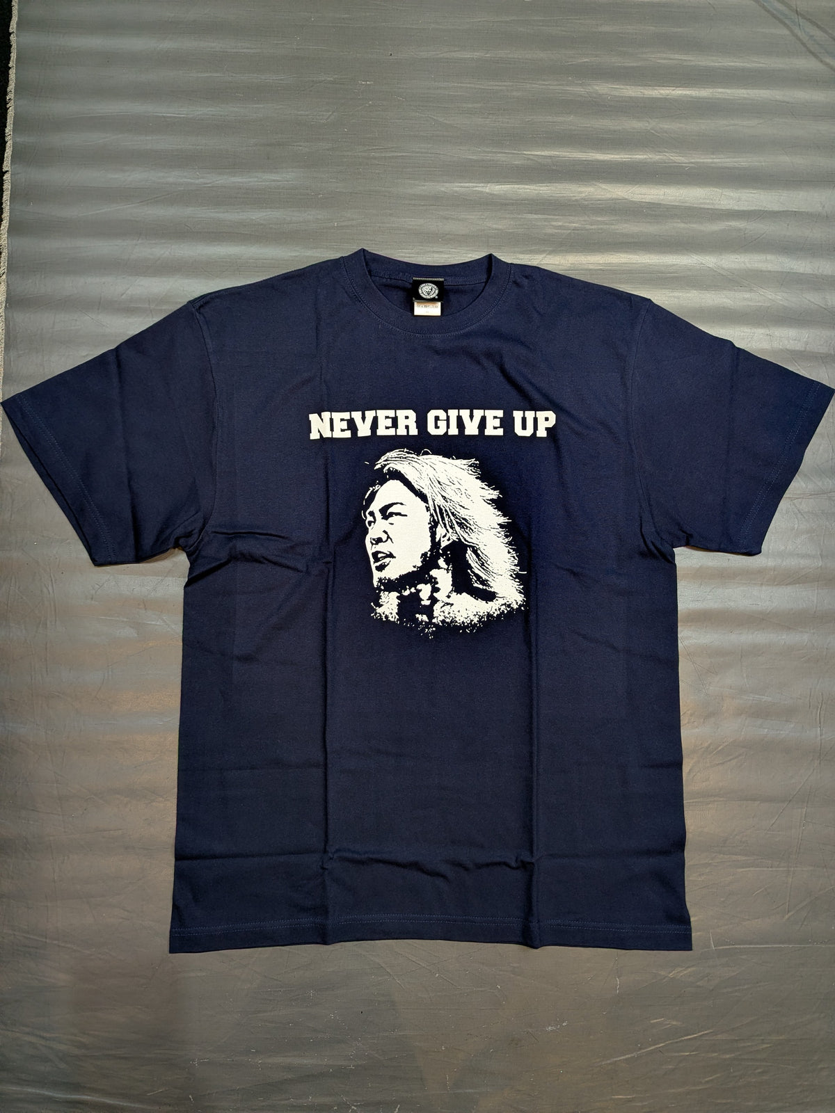 棚橋弘至「NEVER GIVE UP」Tシャツ