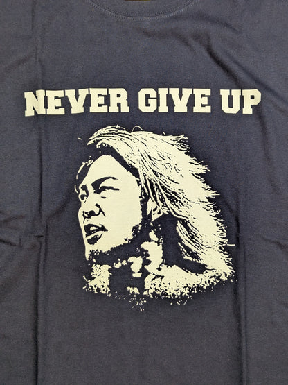 棚橋弘至「NEVER GIVE UP」Tシャツ