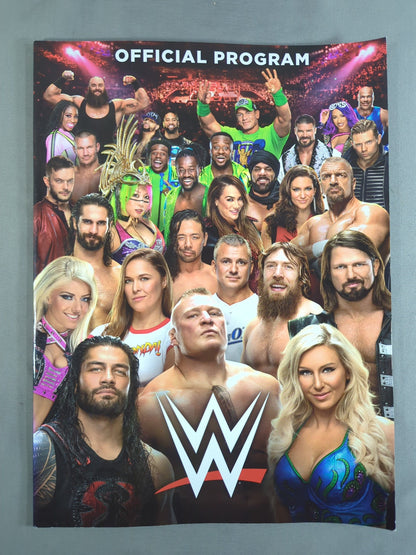 WWE OFFICIAL PROGRAM 2018(A)