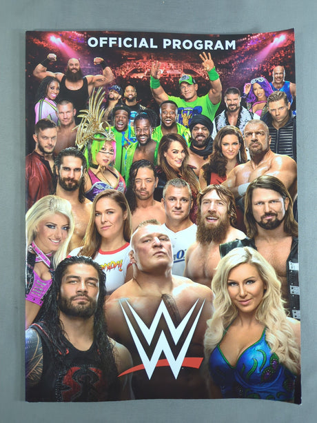 WWE OFFICIAL PROGRAM 2018(A)