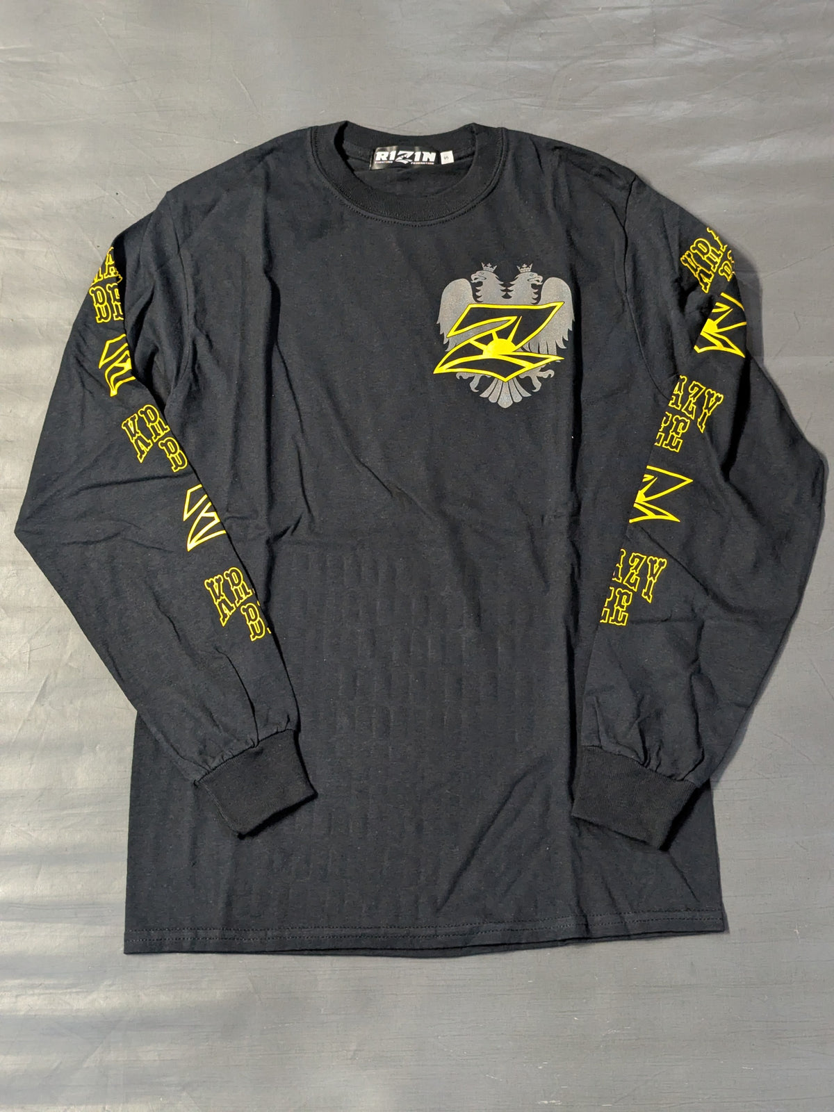 RIZIN×KRAZY BEE ロングTシャツ(ブラック)
