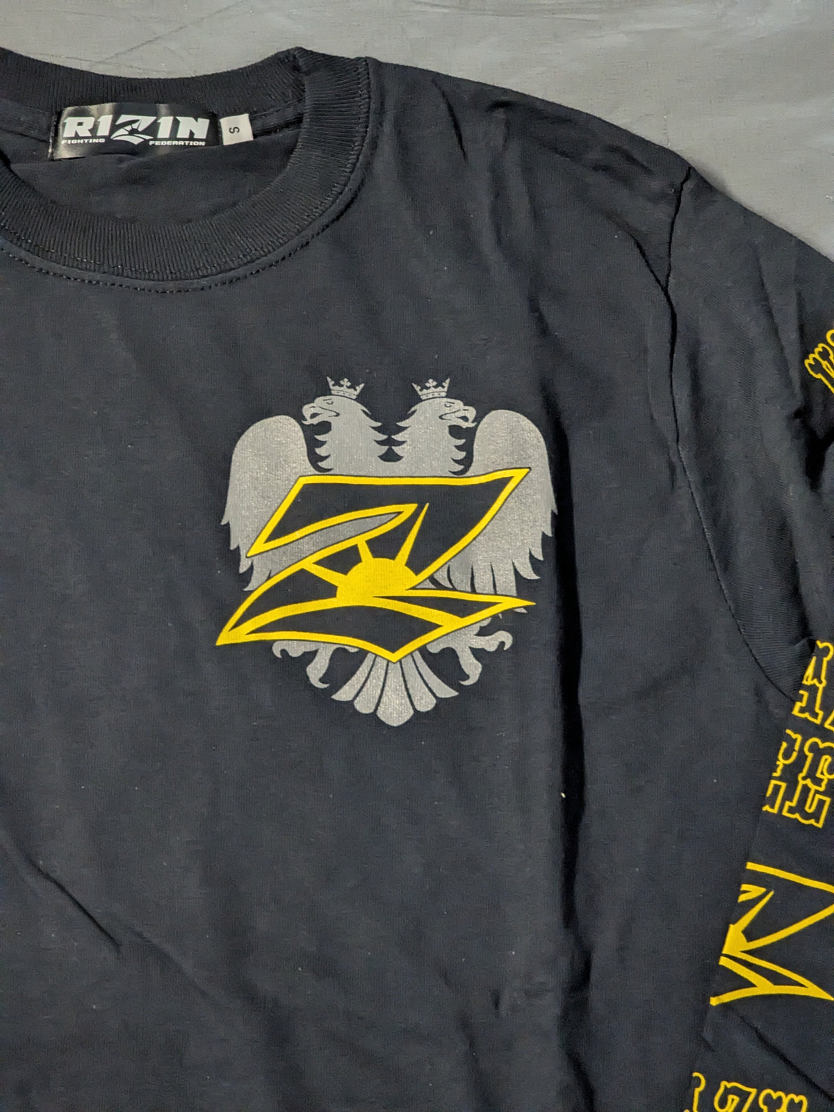 RIZIN×KRAZY BEE ロングTシャツ(ブラック)