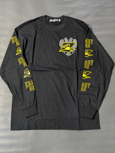 RIZIN×KRAZY BEE ロングTシャツ(ブラック)
