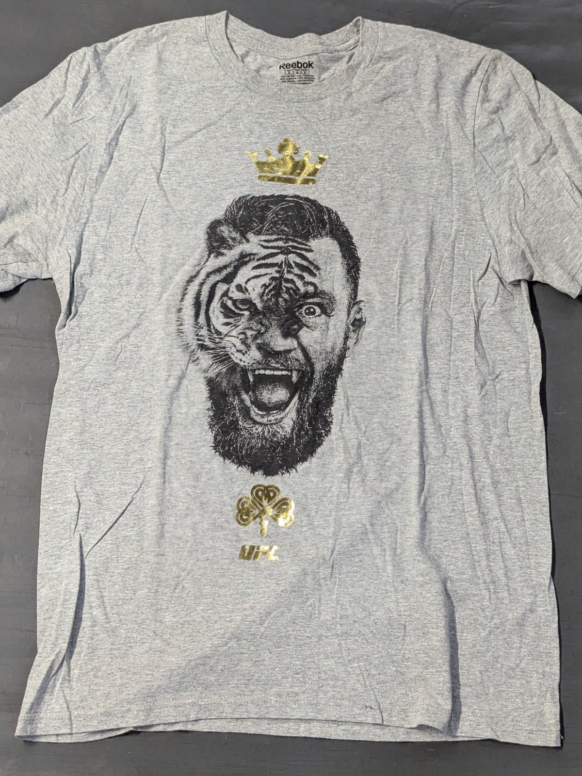 Conor McGregor UFC×Reebok T-shirt (Gray)
