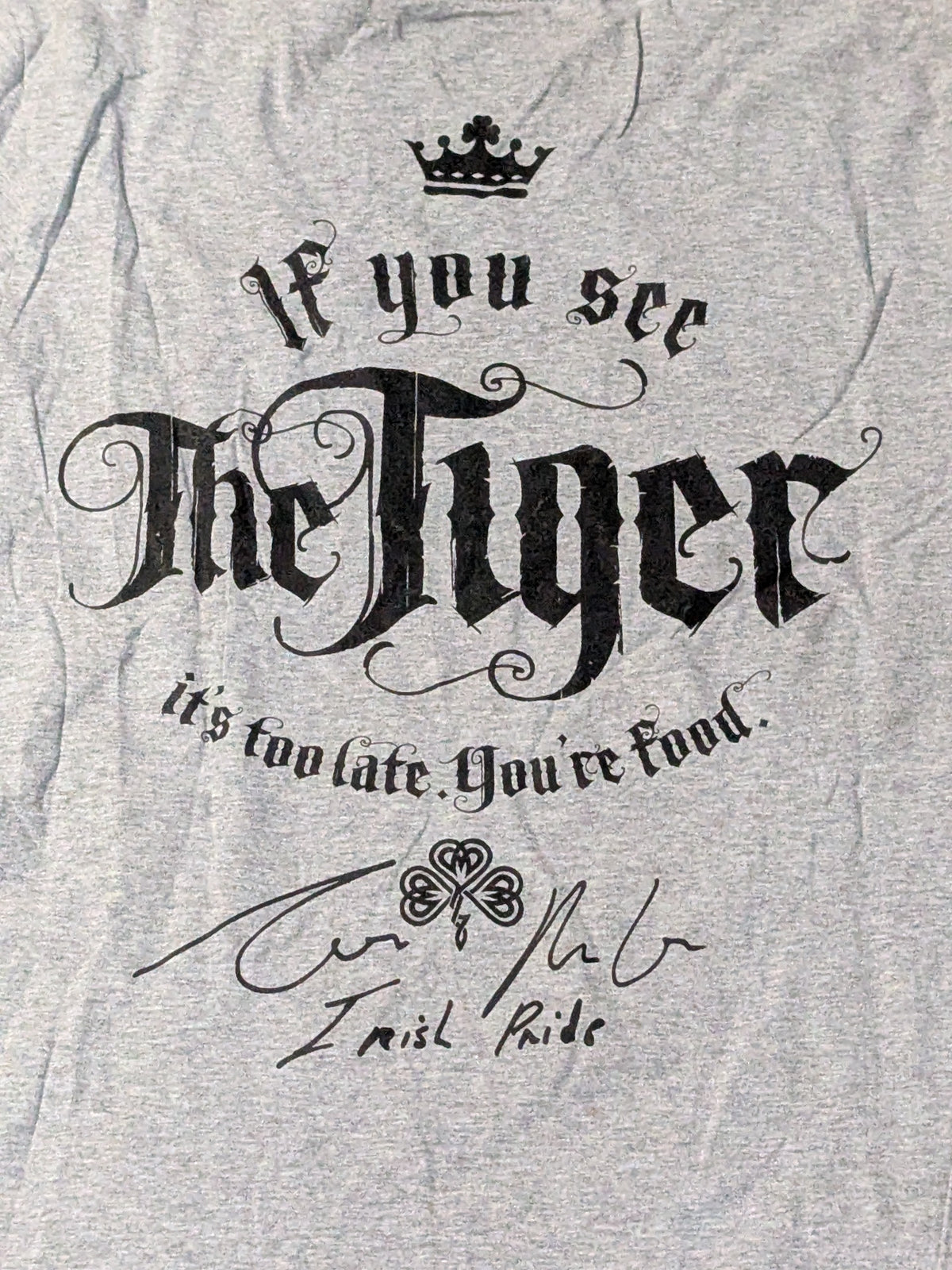 Conor McGregor UFC×Reebok T-shirt (Gray)