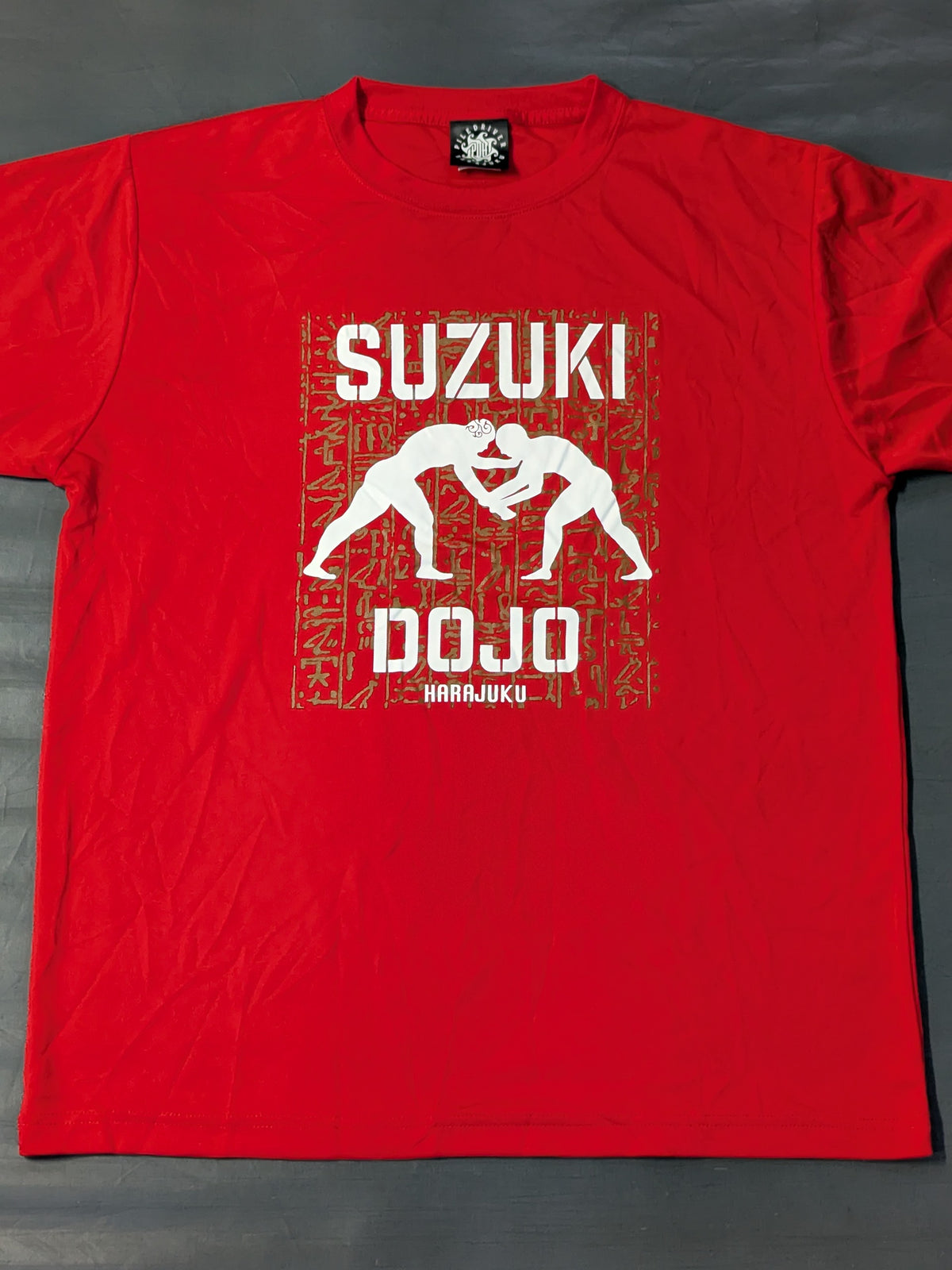 Minoru Suzuki "SUZUKI DOJO" Dry T-Shirt (Red)