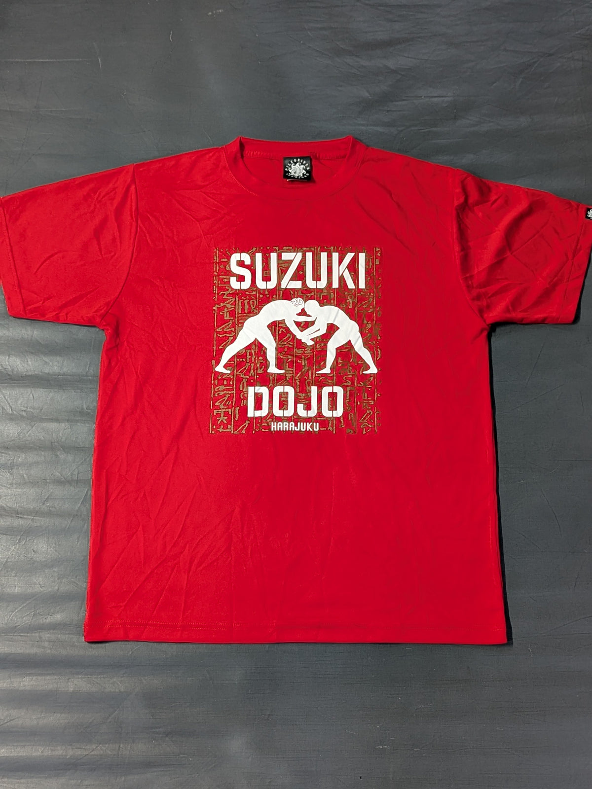 Minoru Suzuki "SUZUKI DOJO" Dry T-Shirt (Red)