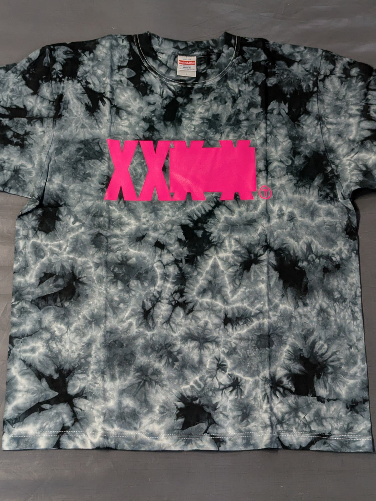 T-Hawk 'X-LAB3 BASIC' T-shirt (Gray × Tie-dye)
