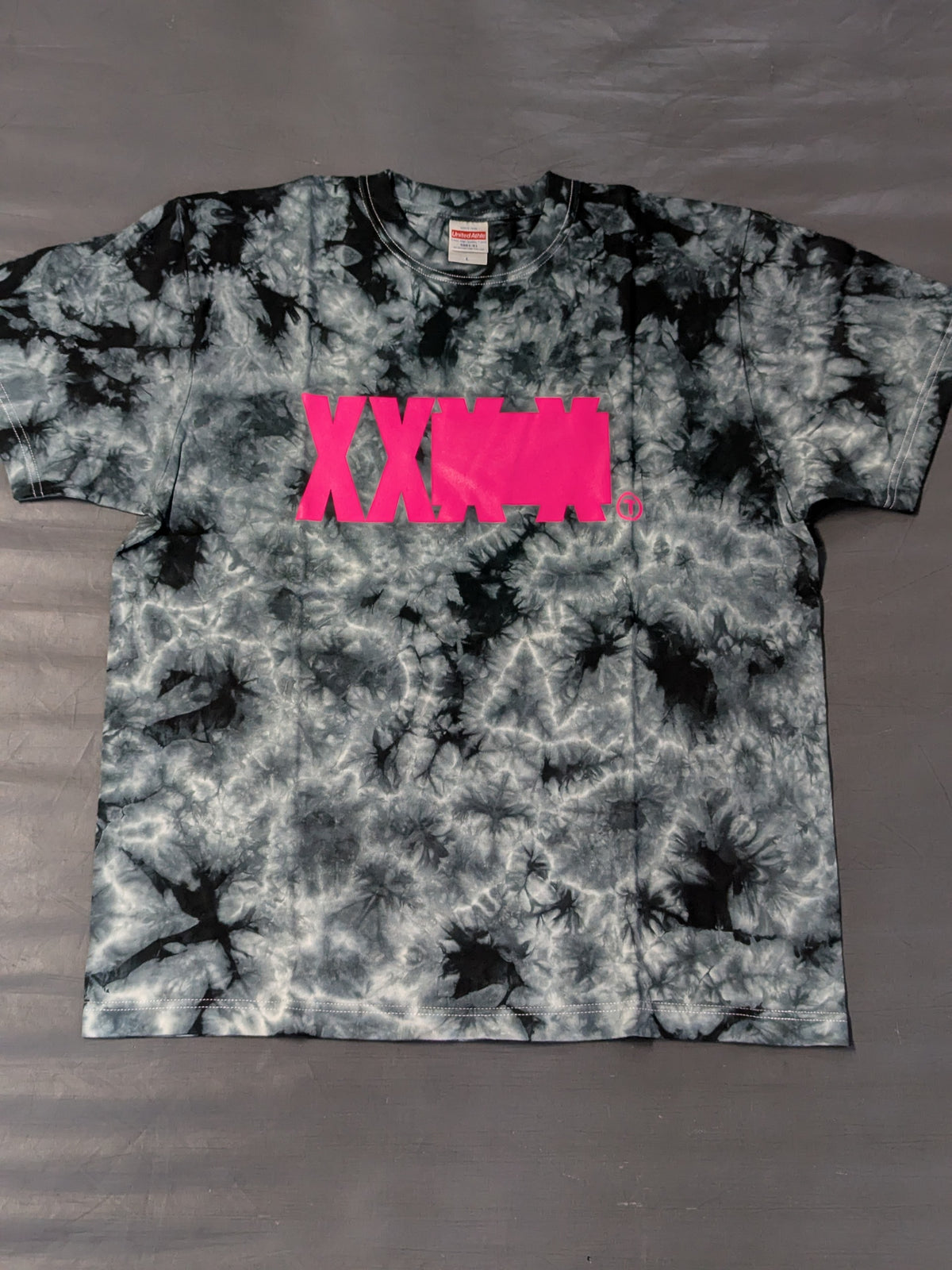 T-Hawk 'X-LAB3 BASIC' T-shirt (Gray × Tie-dye)