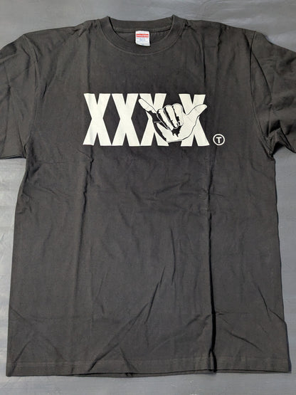T-Hawk「X-LAB3 ハンドサイン」Tシャツ(チャコール)
