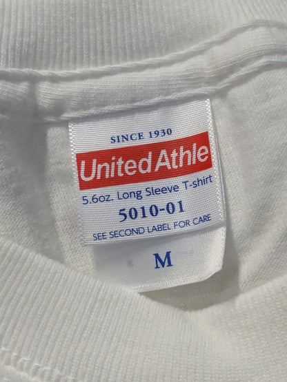 GLEAT ロゴ ロングTシャツ(ホワイト)