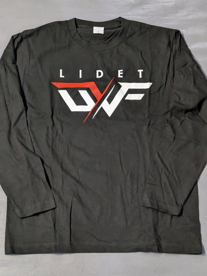 GLEAT「LIDET UWF」ロングTシャツ(ブラック)