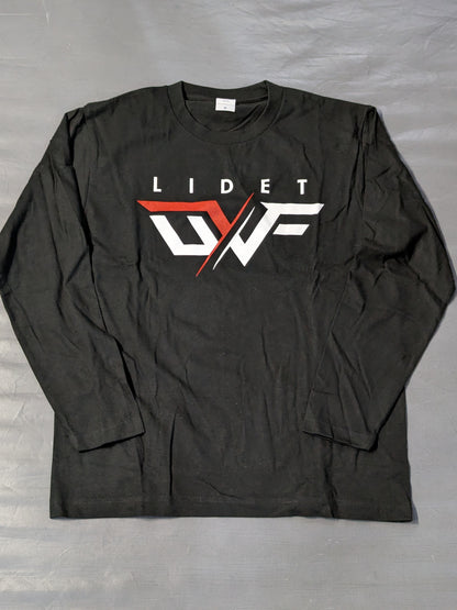 GLEAT「LIDET UWF」ロングTシャツ(ブラック)