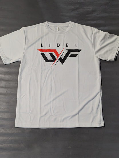 GLEAT「LIDET UWF」ドライTシャツ(グレー)