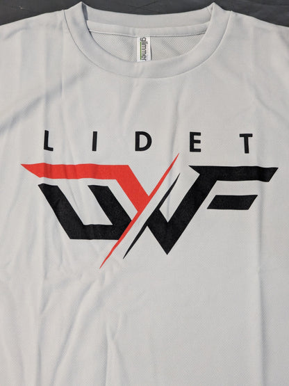 GLEAT「LIDET UWF」ドライTシャツ(グレー)