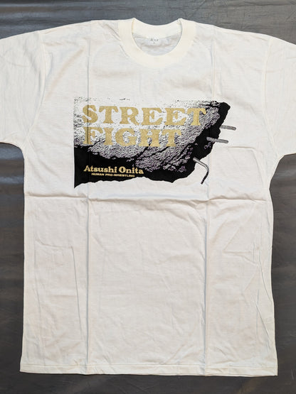 大仁田厚「STREET FIGHT」Tシャツ(ホワイト)