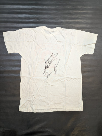 【hand signed autograph】 Goro Tsurumi "TSURUMI GYM" Illustration T-Shirt (1)