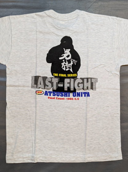 大仁田厚「THE FINAL SERIES LAST-FIGHT」Tシャツ(男樹シルエット / グレー)