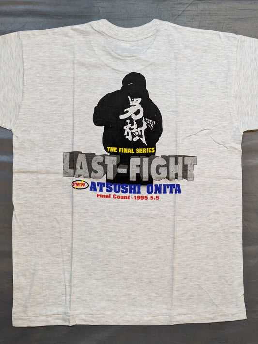 大仁田厚「THE FINAL SERIES LAST-FIGHT」Tシャツ(男樹シルエット / グレー)