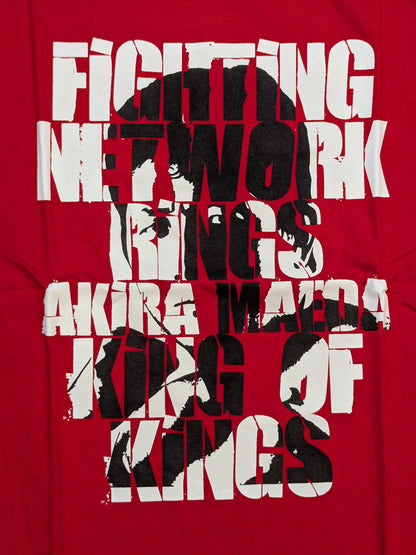 前田日明「KING OF KINGS」Tシャツ(レッド)