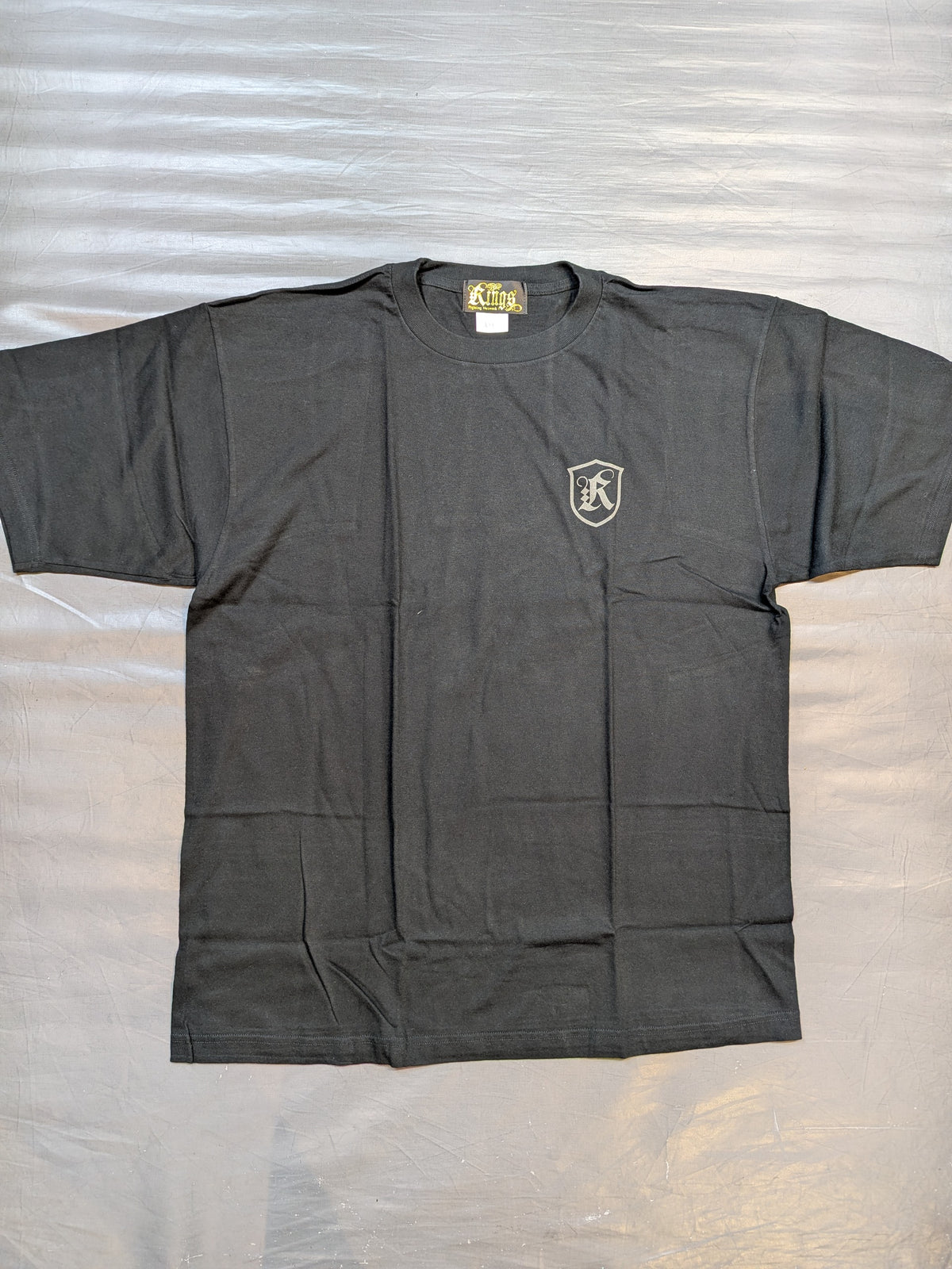 RINGS ワンポイントエンブレムTシャツ③(ブラック)