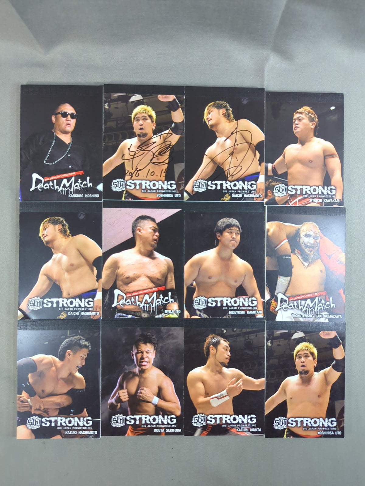 【2選手直筆サイン入り】大日本プロレス ミニメモ帳セット