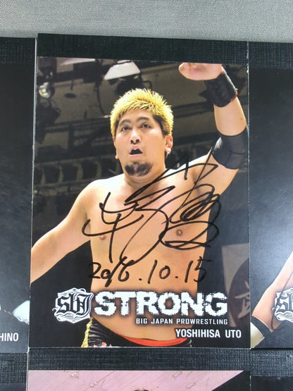 【2選手直筆サイン入り】大日本プロレス ミニメモ帳セット