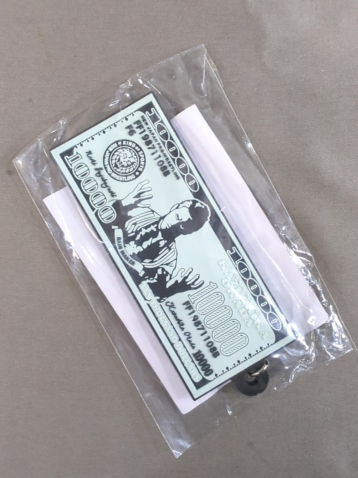 ★非売品★ オカダ・カズチカ レインメーカードル ラバーキーホルダー