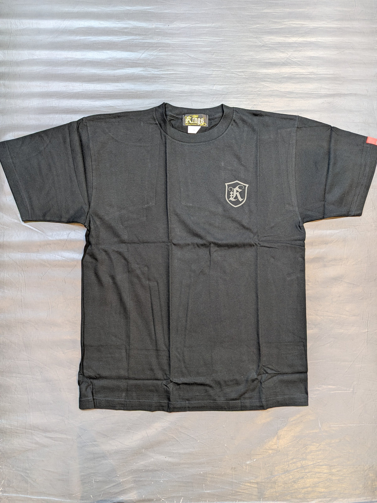 RINGS ワンポイントエンブレムTシャツ④(ブラック)