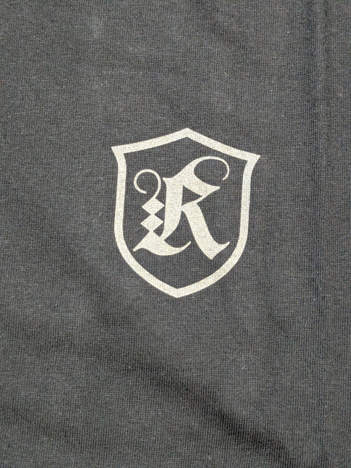 RINGS ワンポイントエンブレムTシャツ④(ブラック)