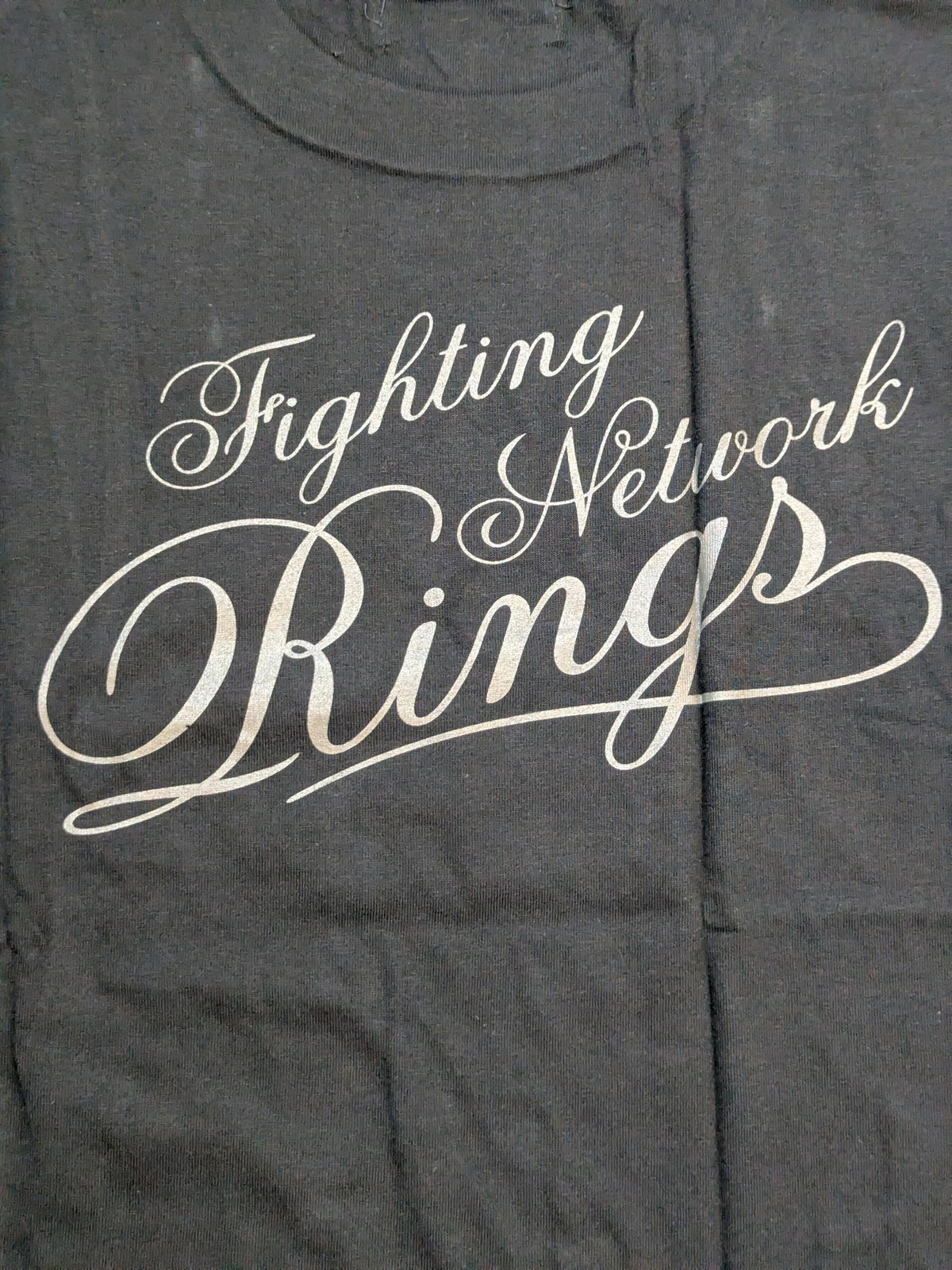 RINGS ワンポイントエンブレムTシャツ④(ブラック)