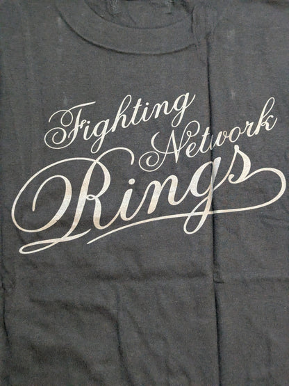 RINGS ワンポイントエンブレムTシャツ④(ブラック)