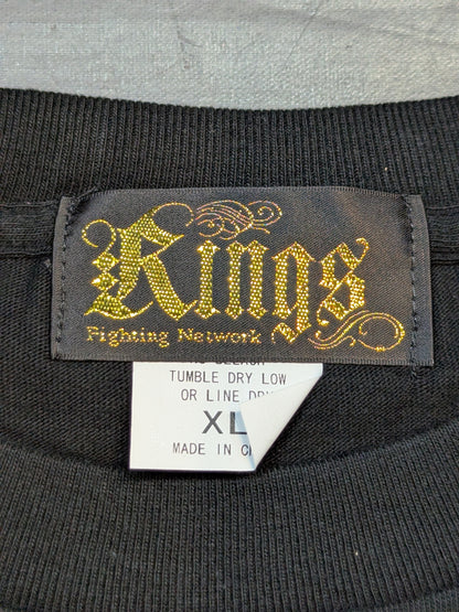 RINGS ワンポイントエンブレムTシャツ④(ブラック)