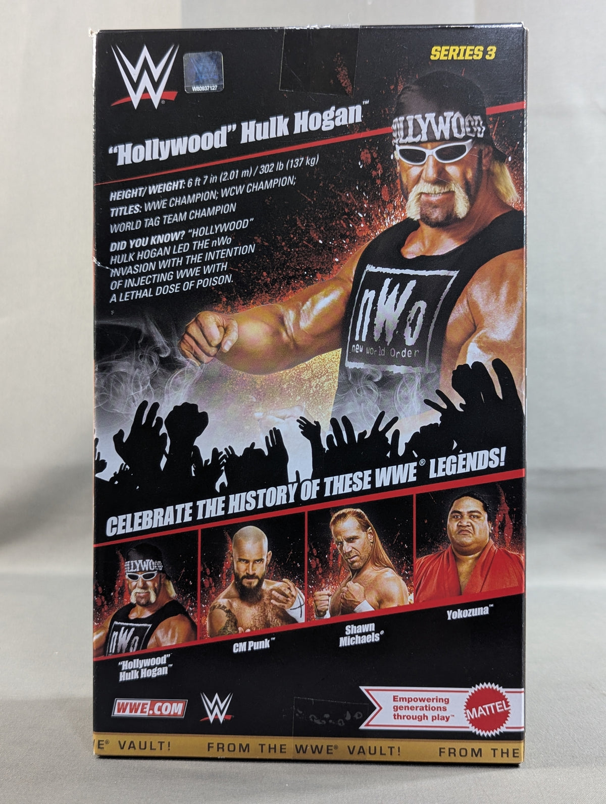 ★Ringside Collectibles★ “ハリウッド” ハルク・ホーガン（黒バンダナ）