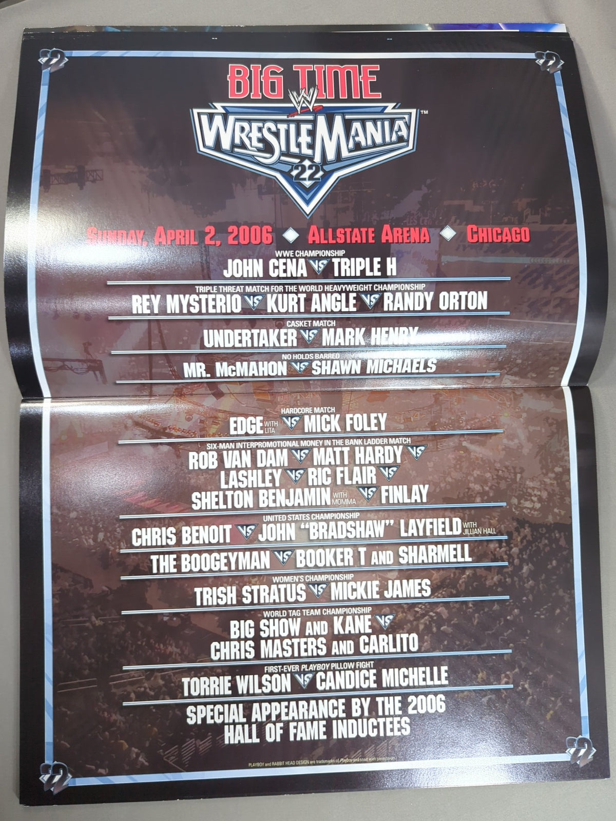 WRESTLE MANIA 22