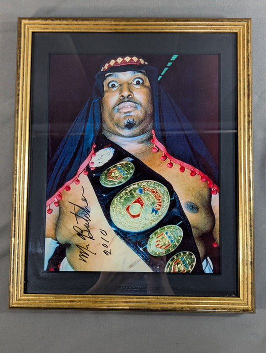 Abdullah the Butcher hand signed autograph framed photo