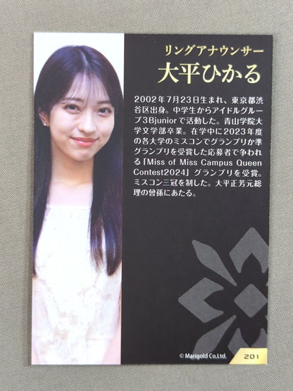 MARIGOLD CARD COLLECTION Hikaru Ohira (201)