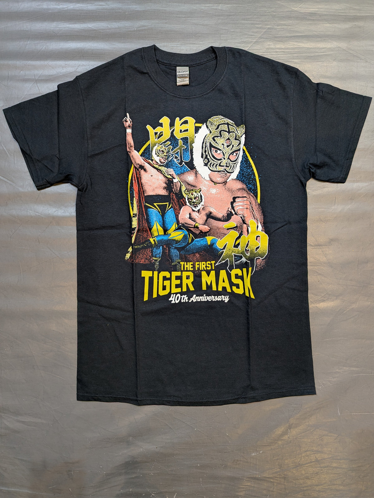 初代タイガーマスク 40周年記念Tシャツ(闘神)