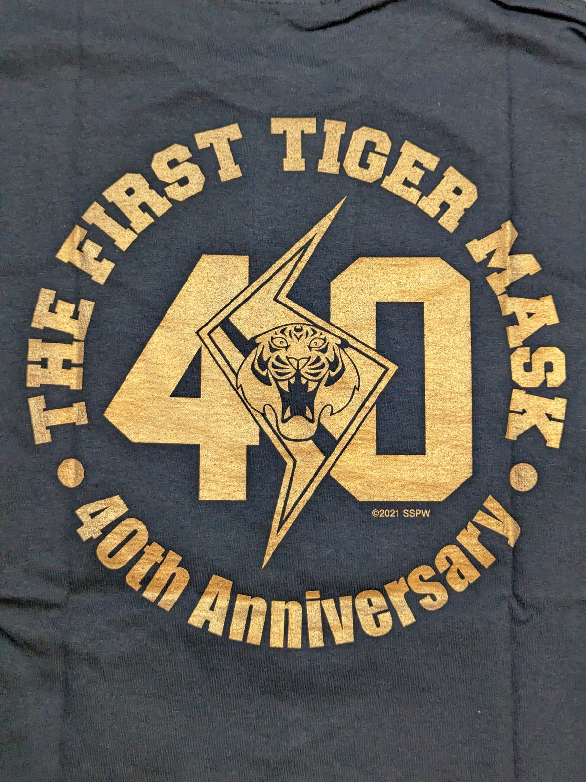 初代タイガーマスク 40周年記念Tシャツ(闘神)