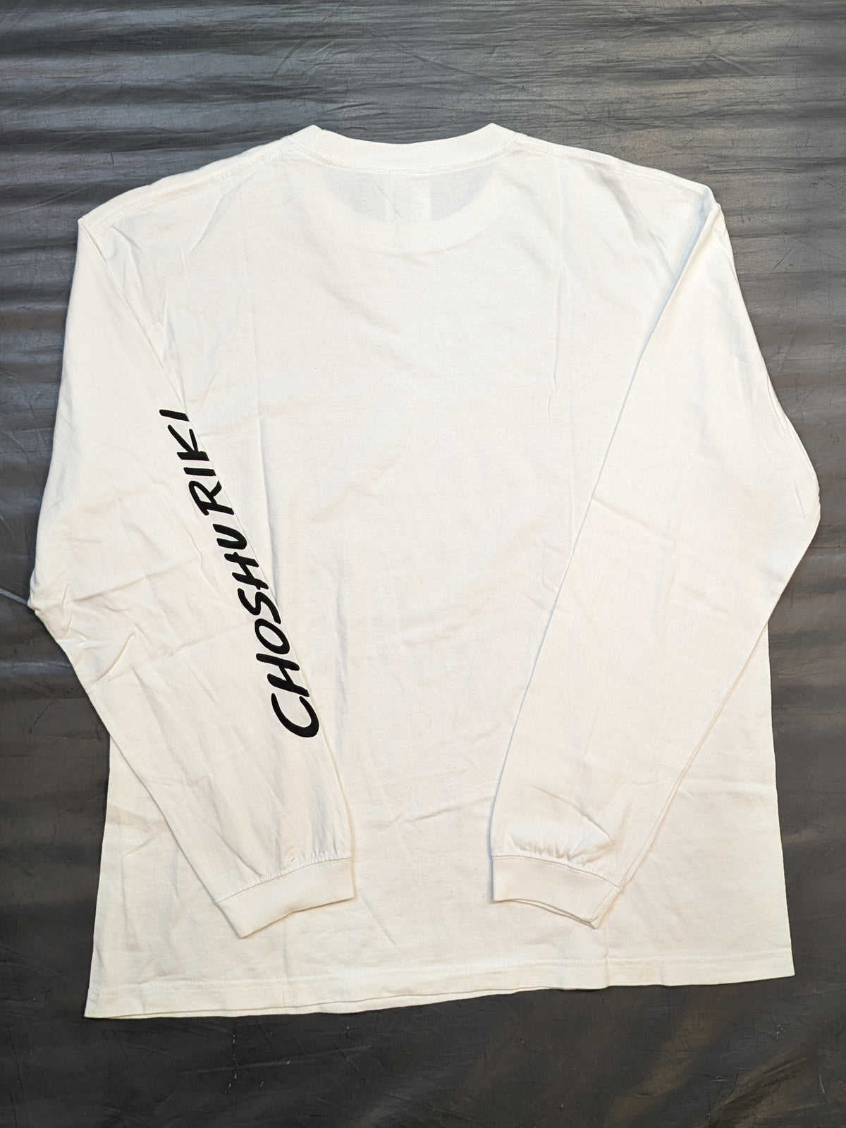 長州力「WRESTLING CLUB」ロングスリーブイラストTシャツ(ホワイト)