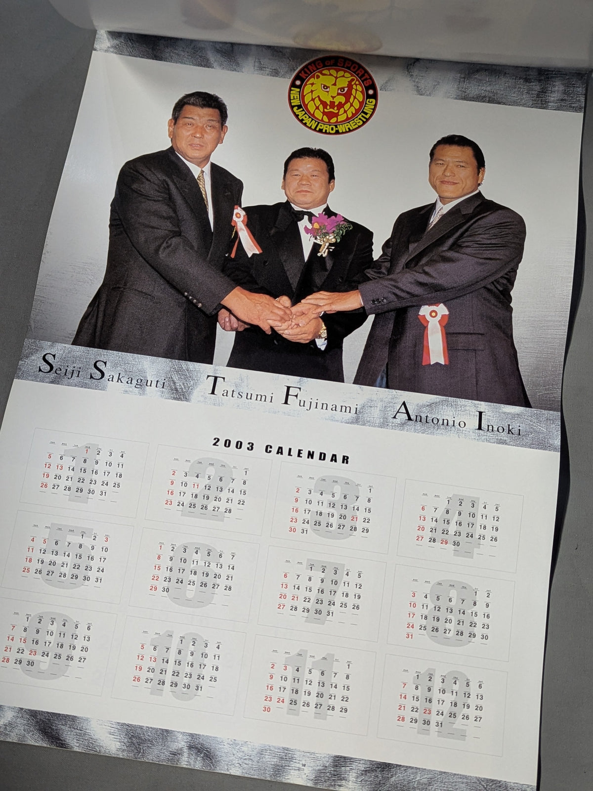 新日本プロレス 2003年カレンダー