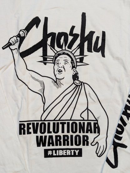 Riki Choshu  "EVOLUTIONARY WARRIOR #LIBERTY" Long Sleeve Illustration T-Shirt