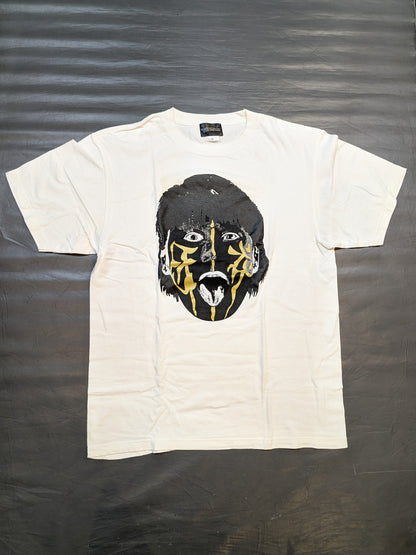 Great  Muta× TWOPLATOONS Collaboration T-Shirt (Black × Gold Paint)
