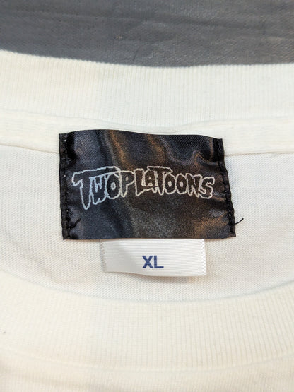 Great  Muta× TWOPLATOONS Collaboration T-Shirt (Black × Gold Paint)