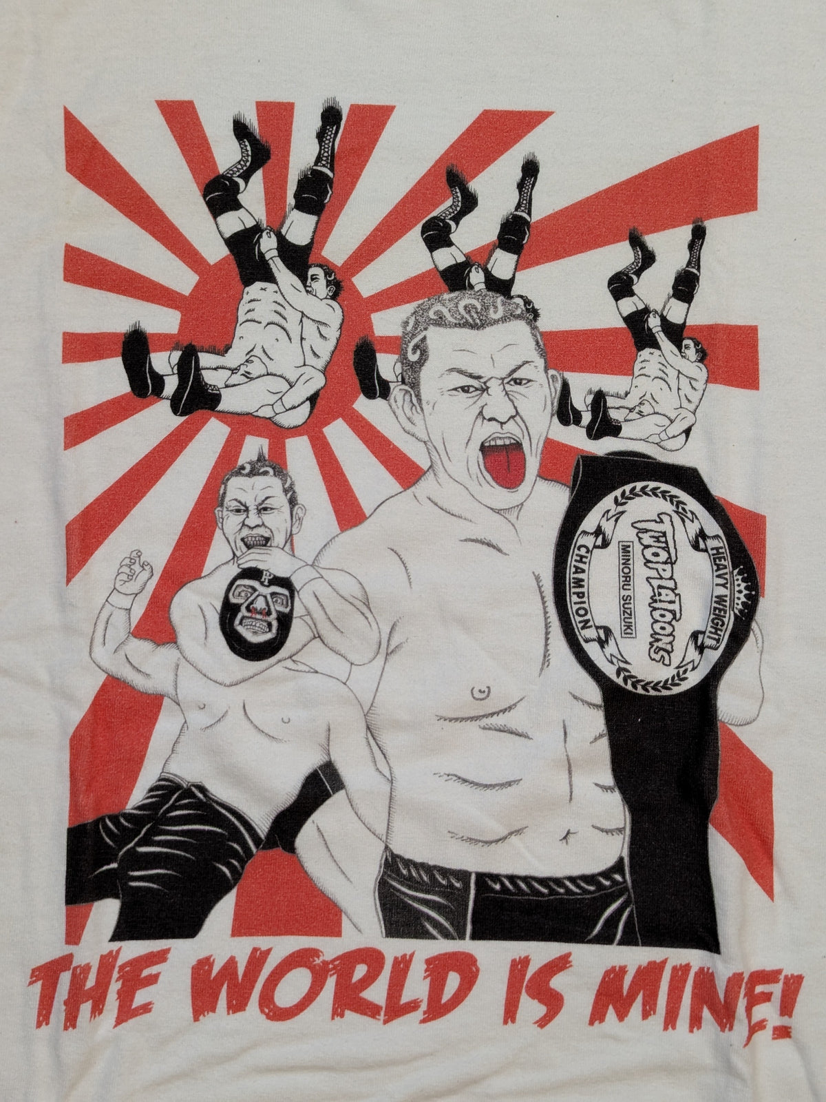 Minoru Suzuki × TWOPLATOONS Collaboration T-Shirt