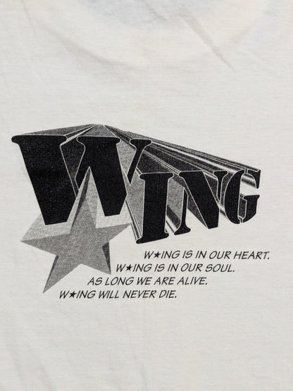 W★ING Logo T-Shirt (2) (White)