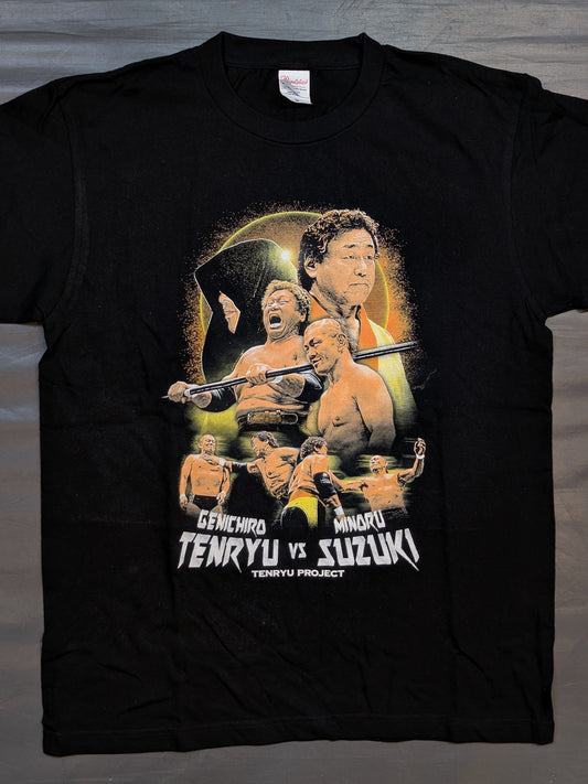 Tenryu Genichiro  vs Minoru Suzuki Collaboration T-shirt