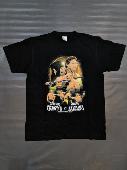 Tenryu Genichiro  vs Minoru Suzuki Collaboration T-shirt