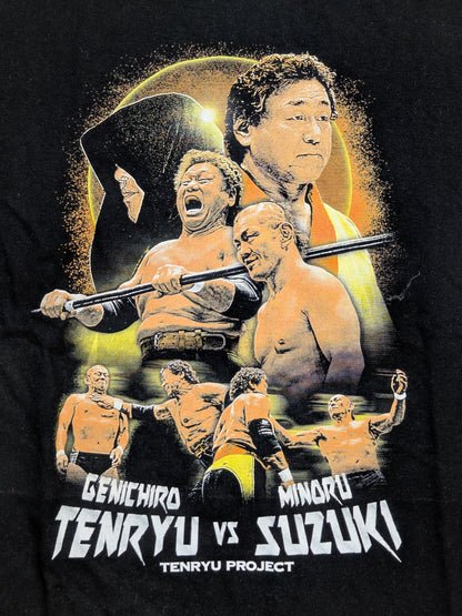 Tenryu Genichiro  vs Minoru Suzuki Collaboration T-shirt